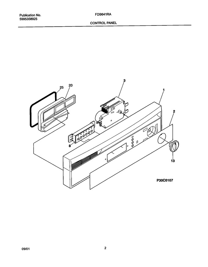 Diagram for FDB641RAS0