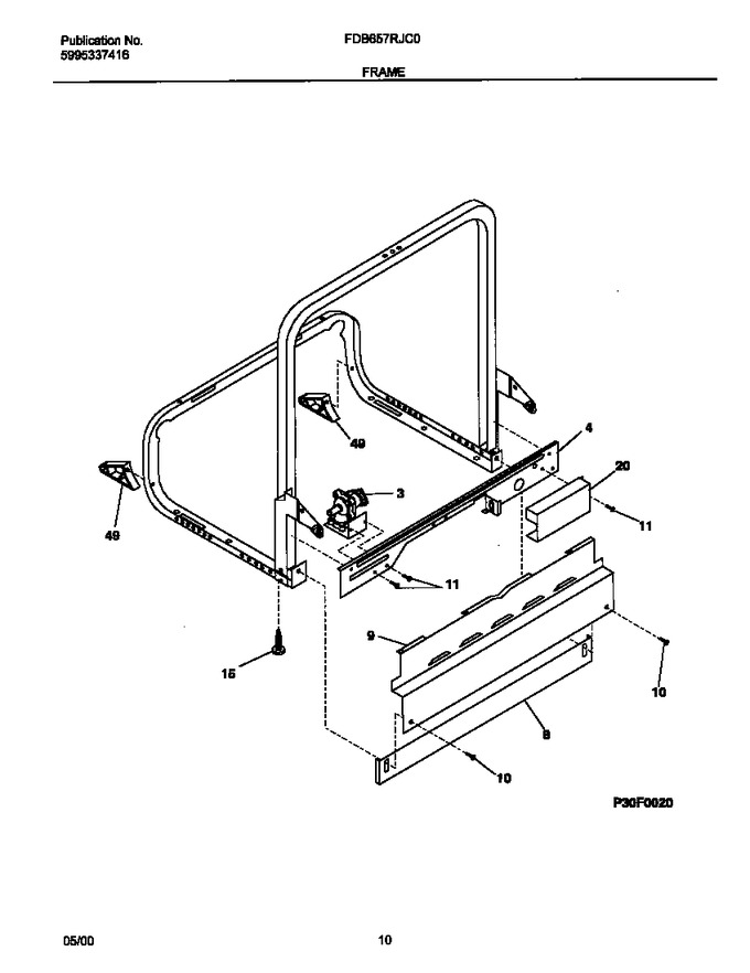 Diagram for FDB657RJC0