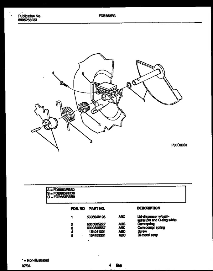 Diagram for FDB663RBS0
