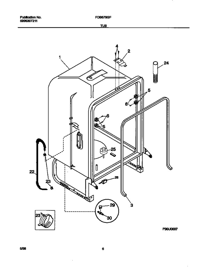 Diagram for FDB679GFW4
