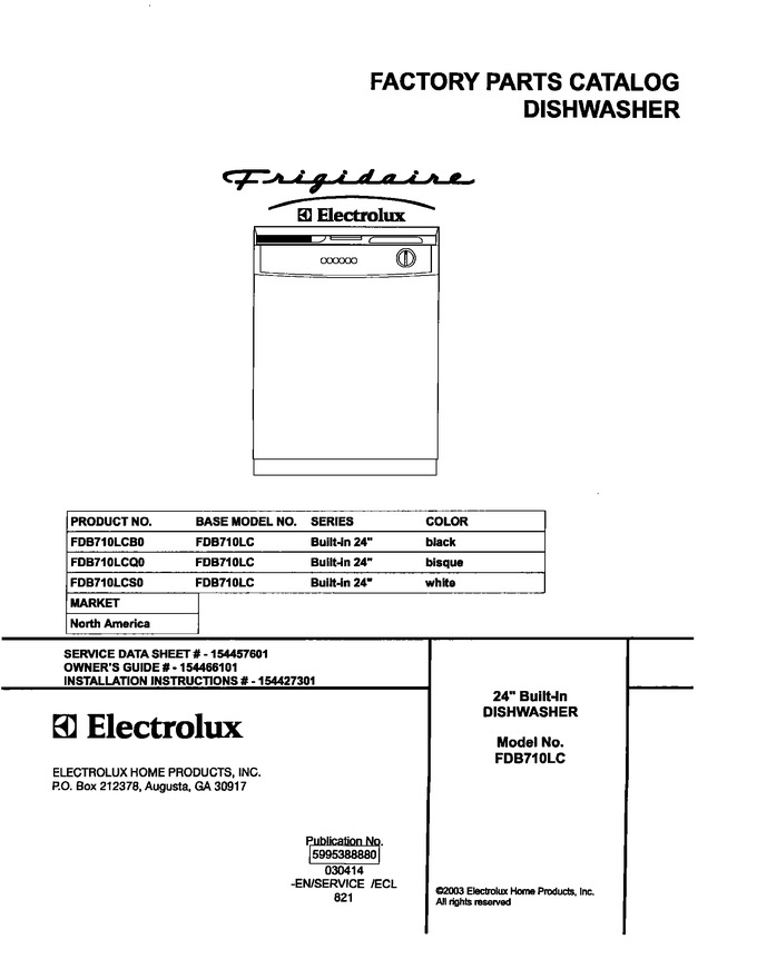Diagram for FDB710LCQ0