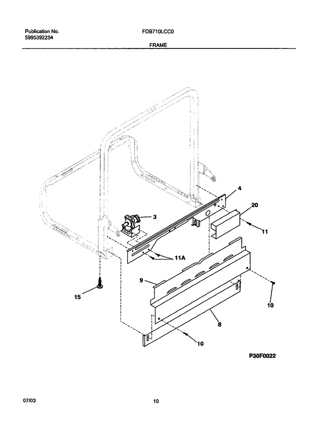 Diagram for FDB710LCC0
