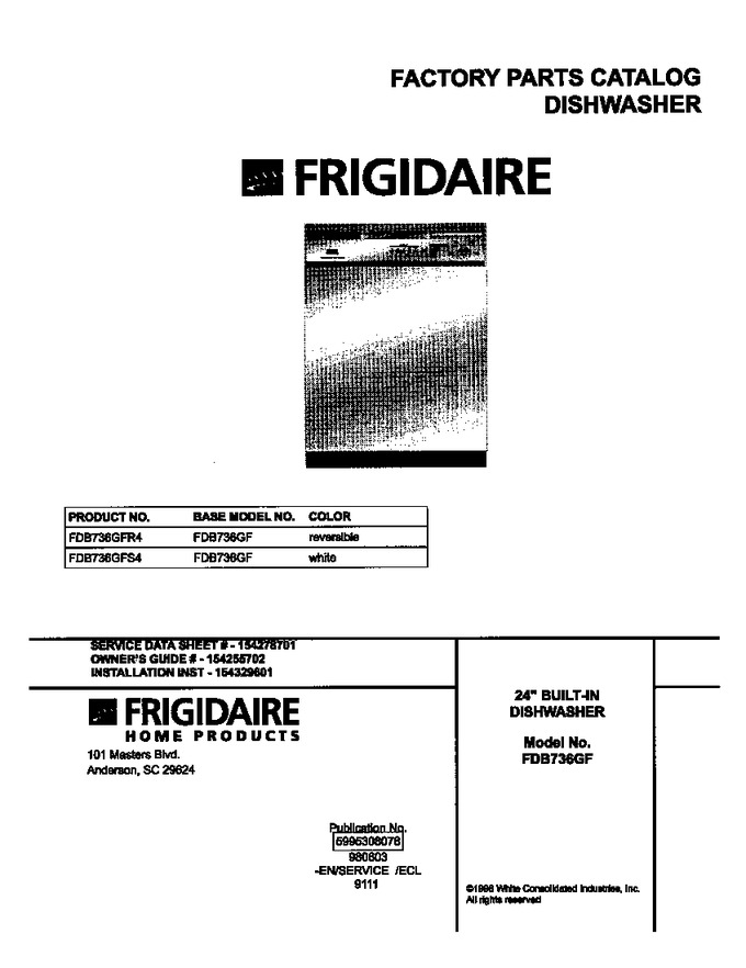Diagram for FDB736GFR4