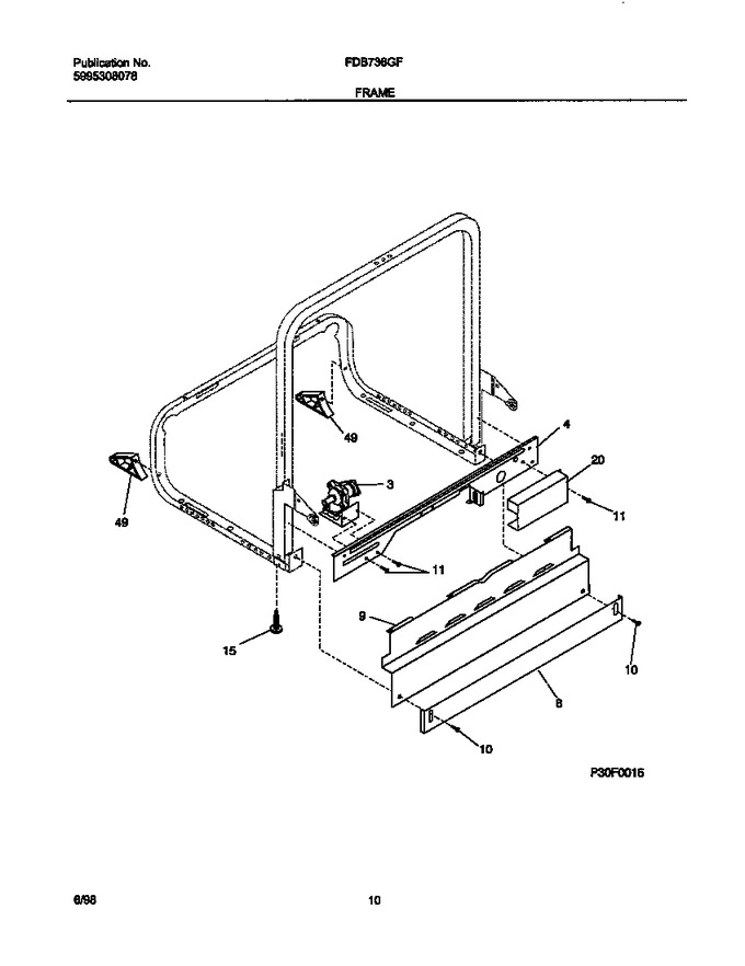 Diagram for FDB736GFR4