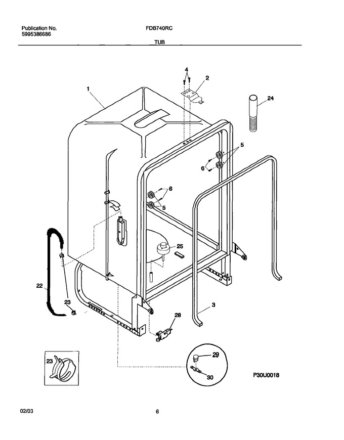 Diagram for FDB740RCB0