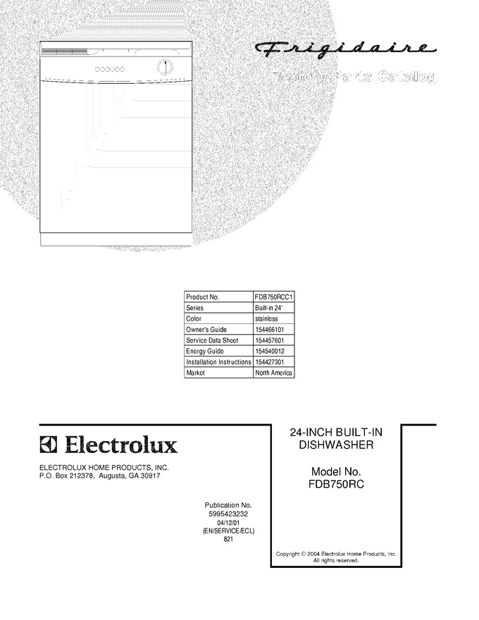 Diagram for FDB750RCC1