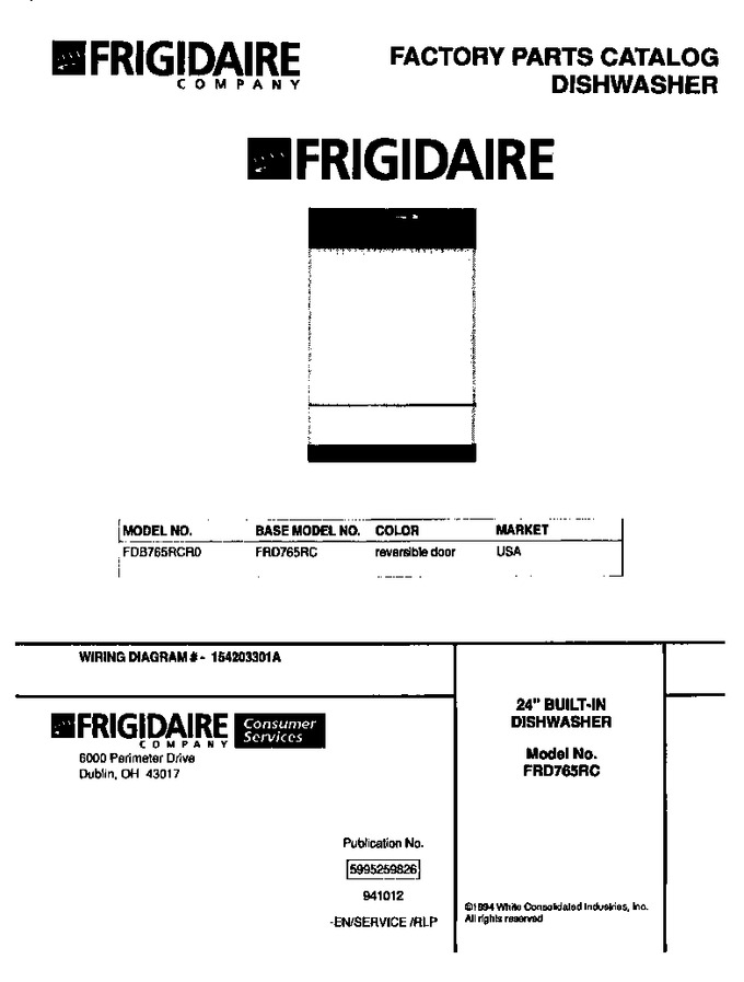 Diagram for FDB765RCR0