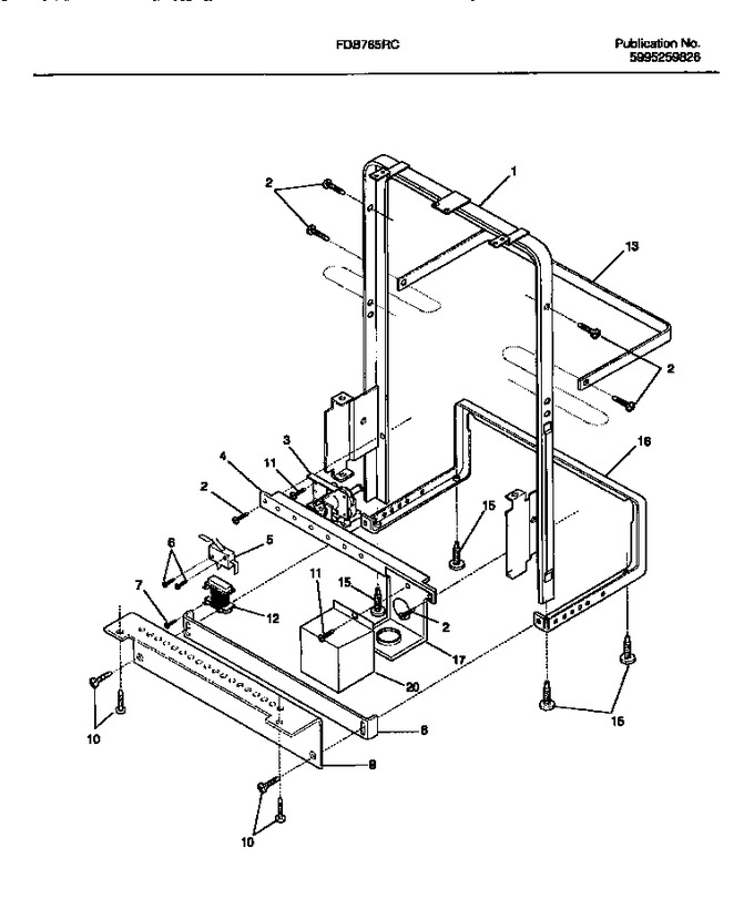 Diagram for FDB765RCR0