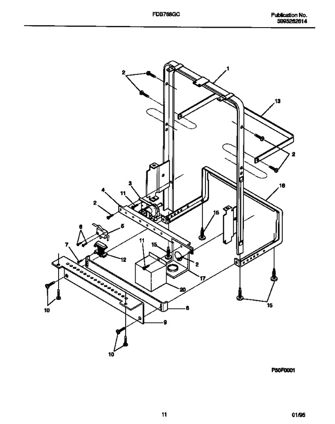 Diagram for FDB768GCC0