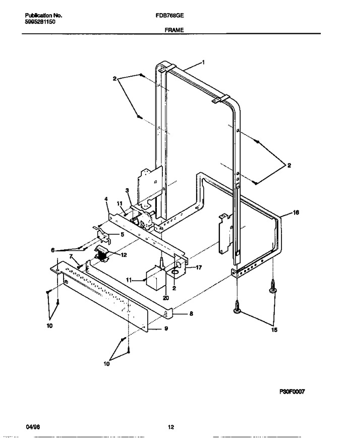 Diagram for FDB768GEW0