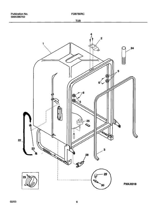 Diagram for FDB780RCQ0