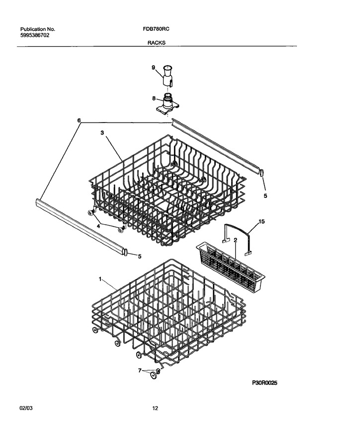 Diagram for FDB780RCB0