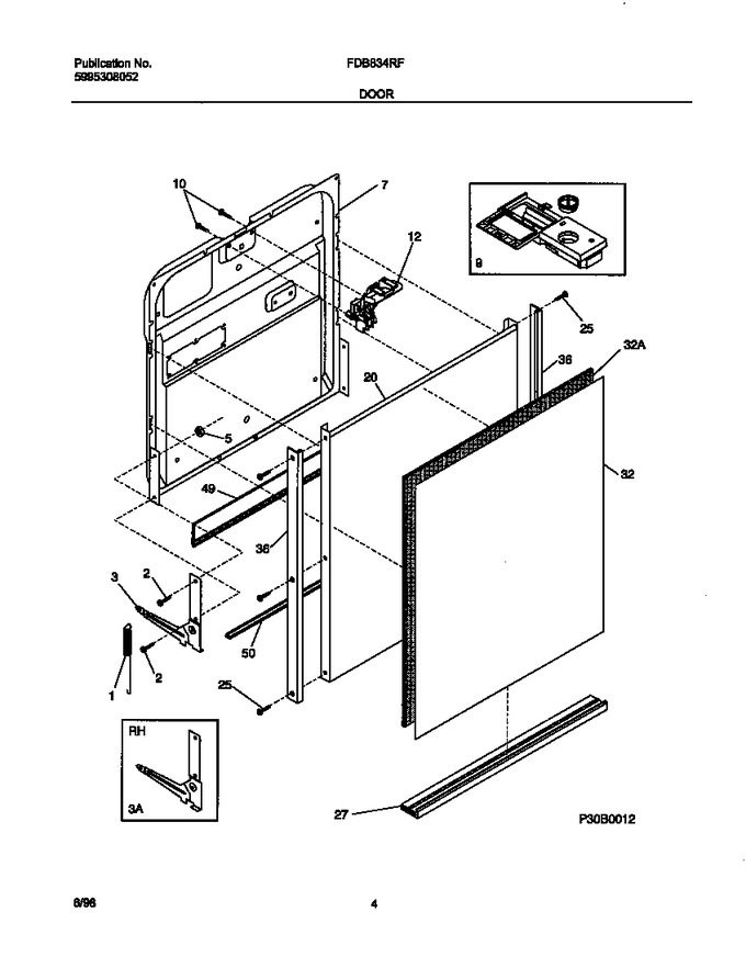Diagram for FDB834RFS0