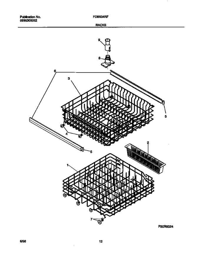 Diagram for FDB834RFS0