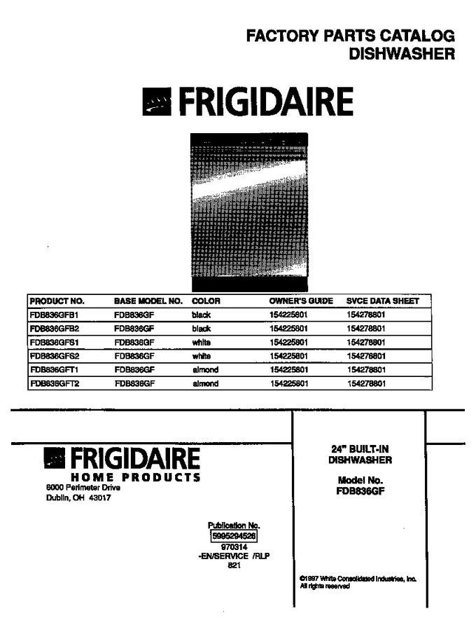 Diagram for FDB836GFS1