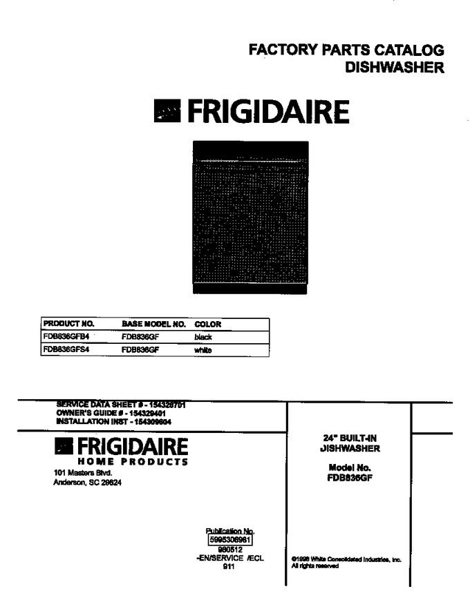 Diagram for FDB836GFS4