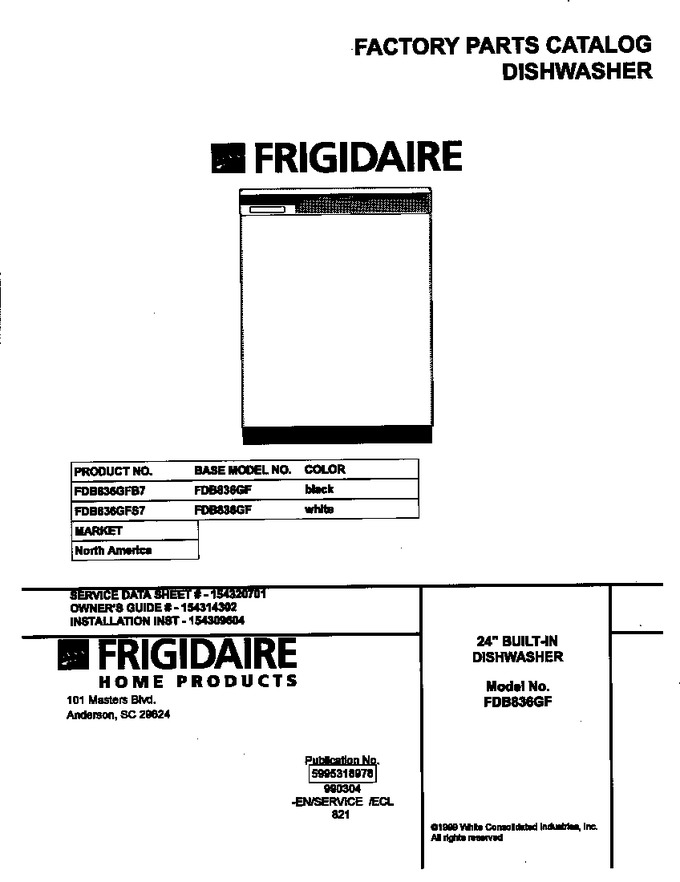 Diagram for FDB836GFS7