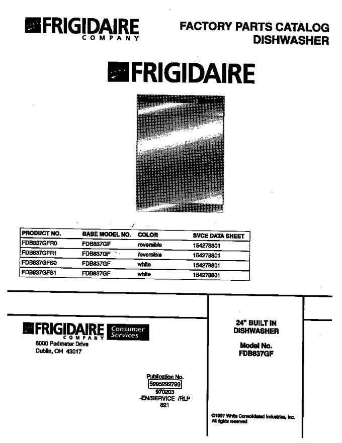 Diagram for FDB837GFS0