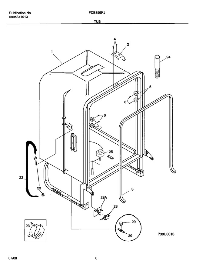 Diagram for FDB856RJT0