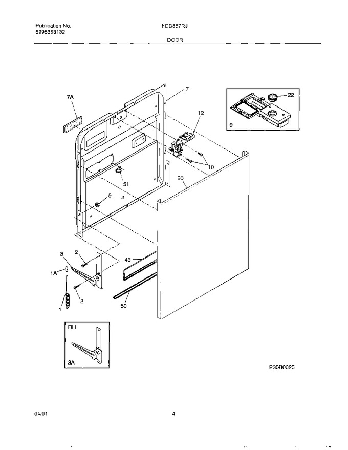 Diagram for FDB857RJB1