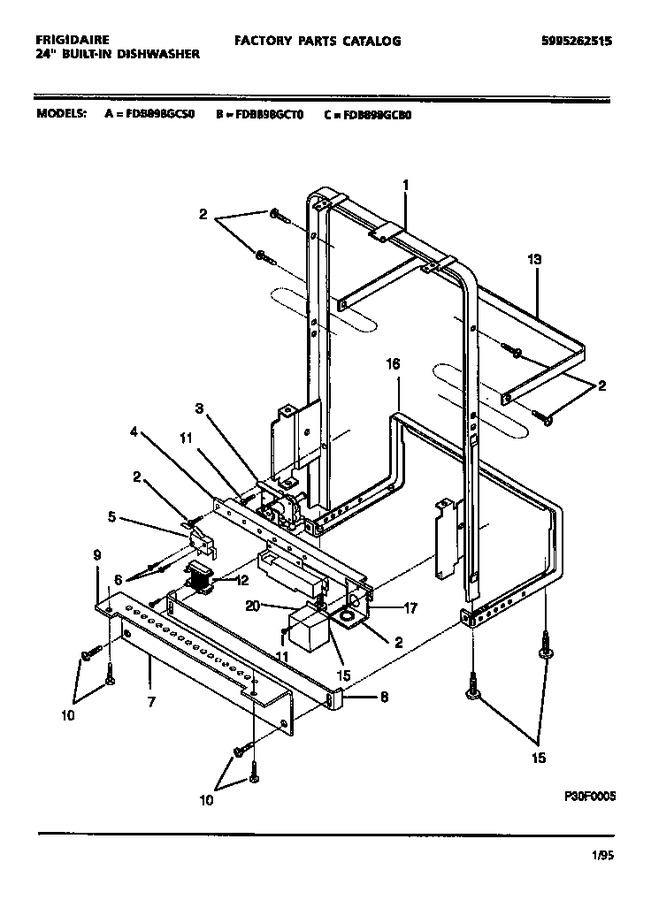 Diagram for FDB898GCS0
