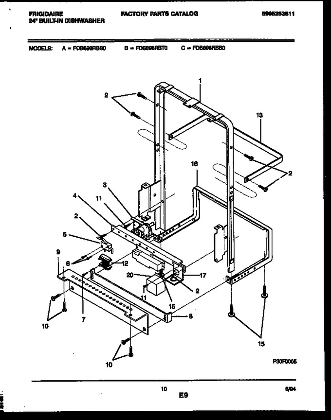 Diagram for FDB898RBB0
