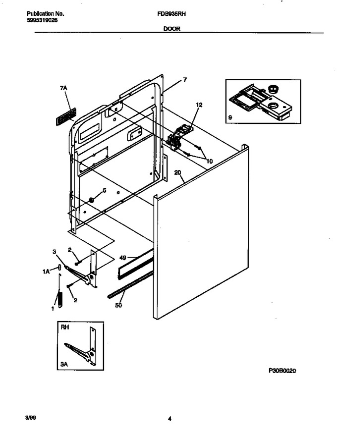 Diagram for FDB935RHB0