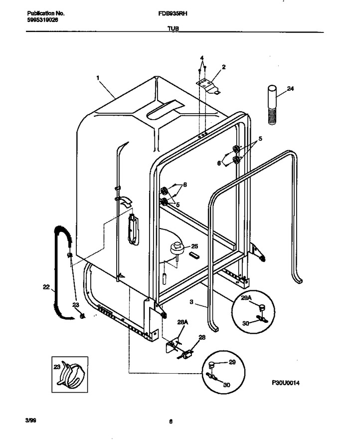 Diagram for FDB935RHB0