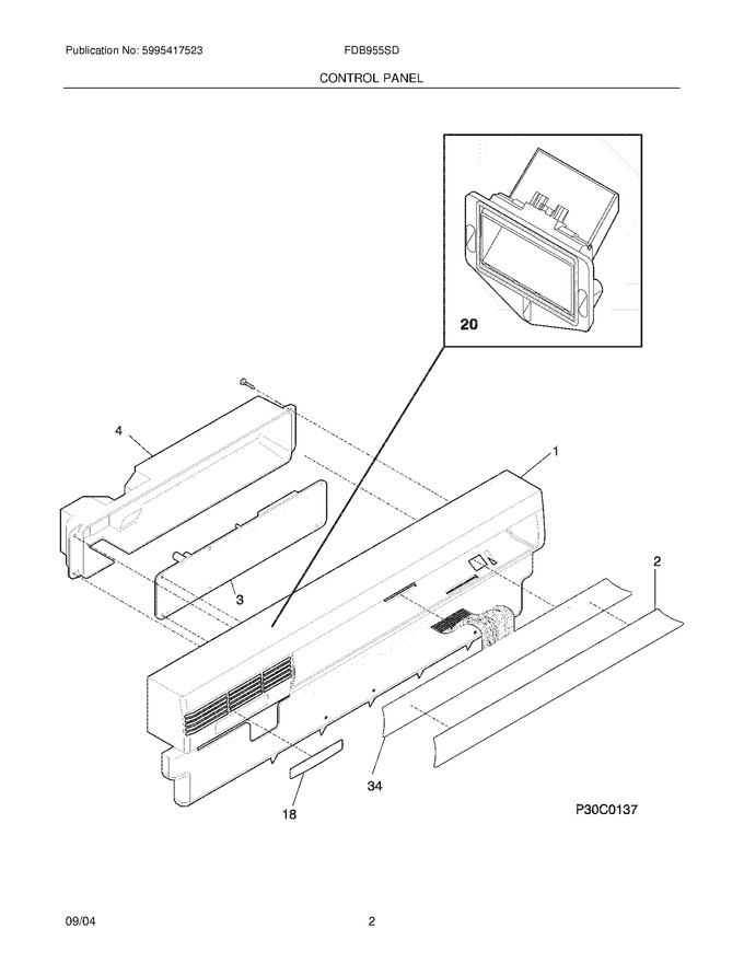 Diagram for FDB955SDB0