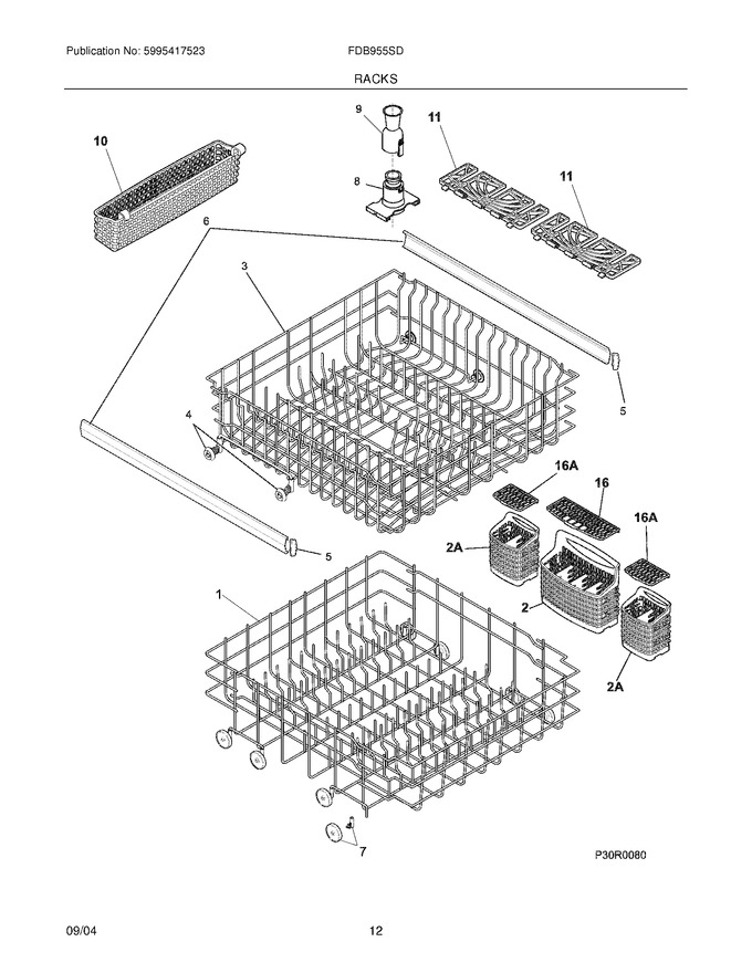 Diagram for FDB955SDB0