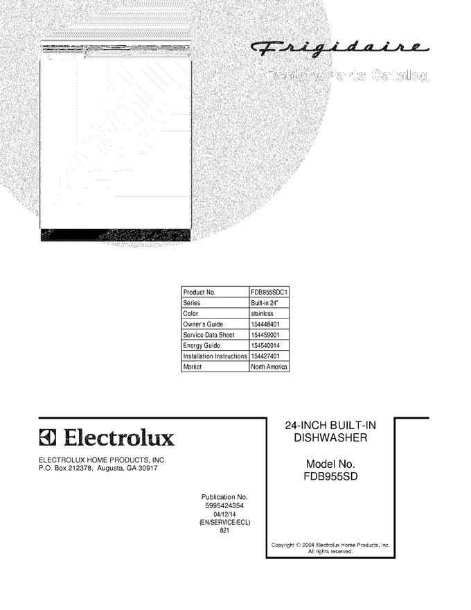 Diagram for FDB955SDC1
