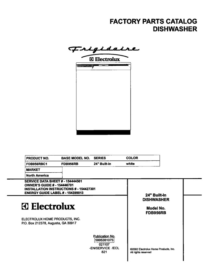 Diagram for FDB956RBC1