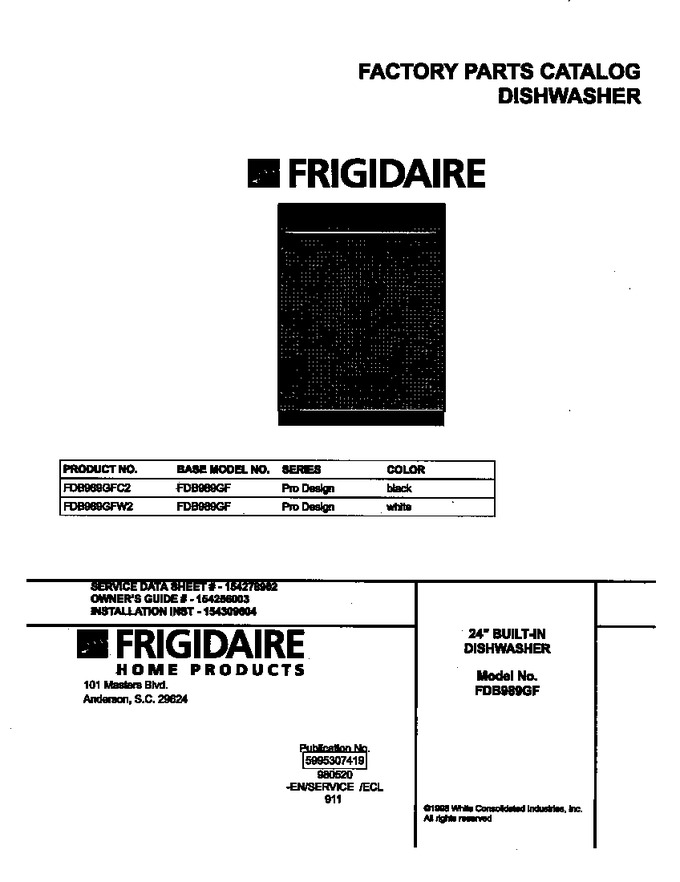 Diagram for FDB989GFC2