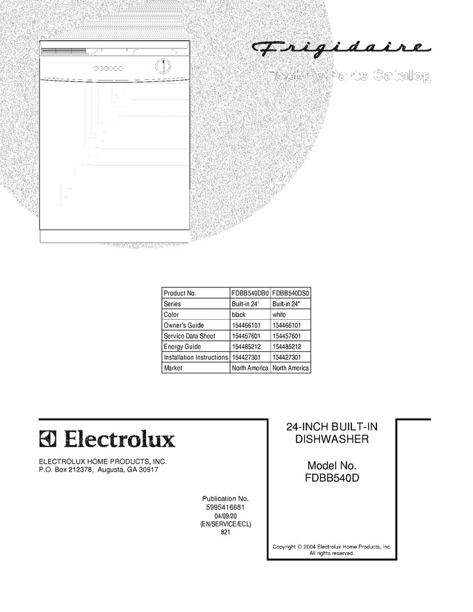 Diagram for FDBB540DS0