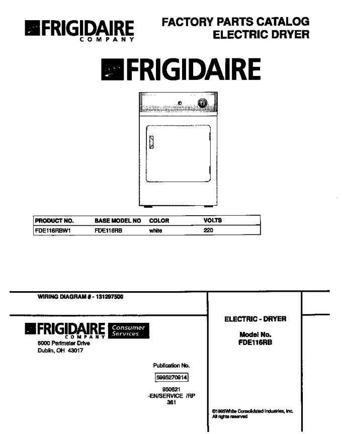 Diagram for FDE116RBW1