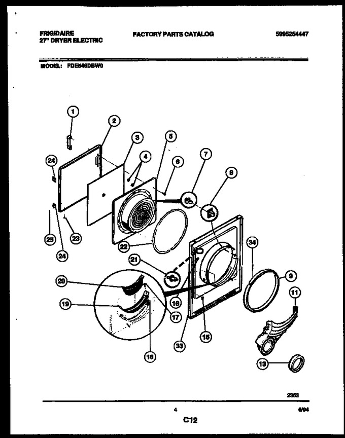 Diagram for FDE546DBL0
