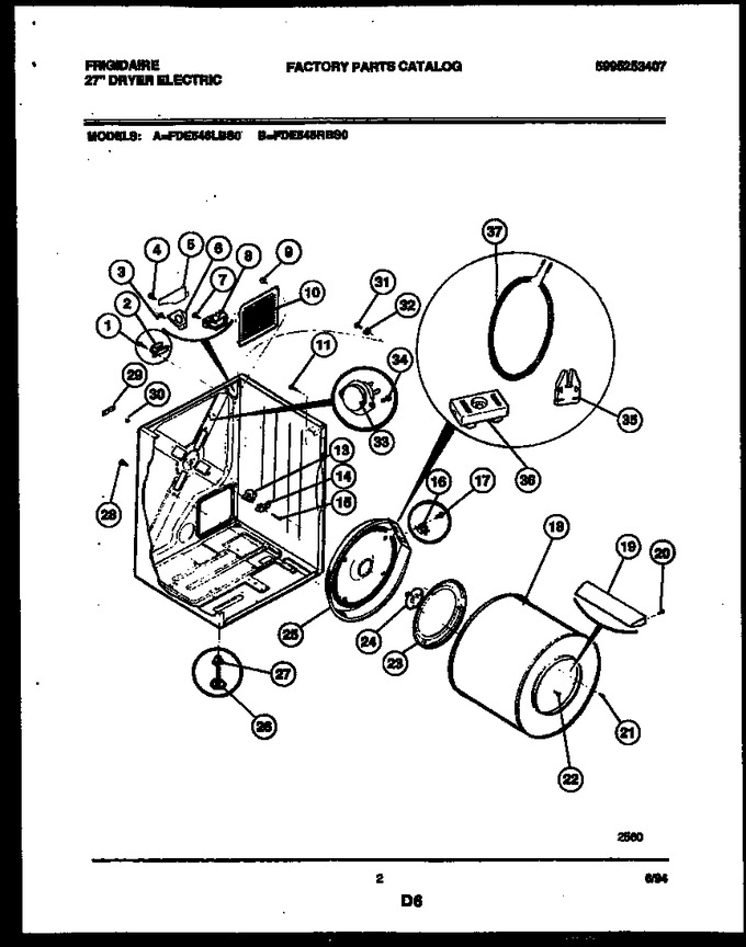 Diagram for FDE546LBS0