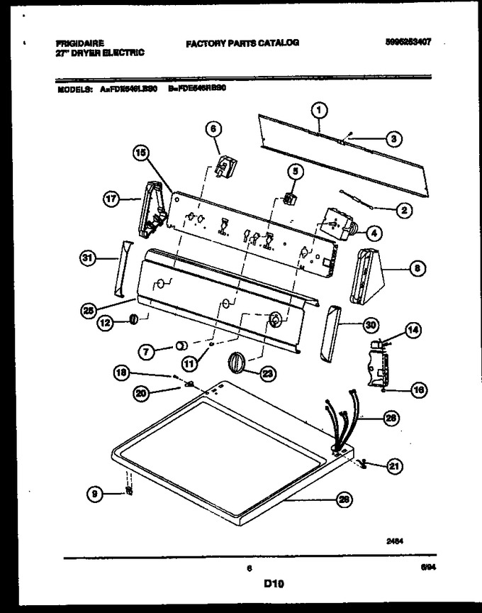 Diagram for FDE546LBS0