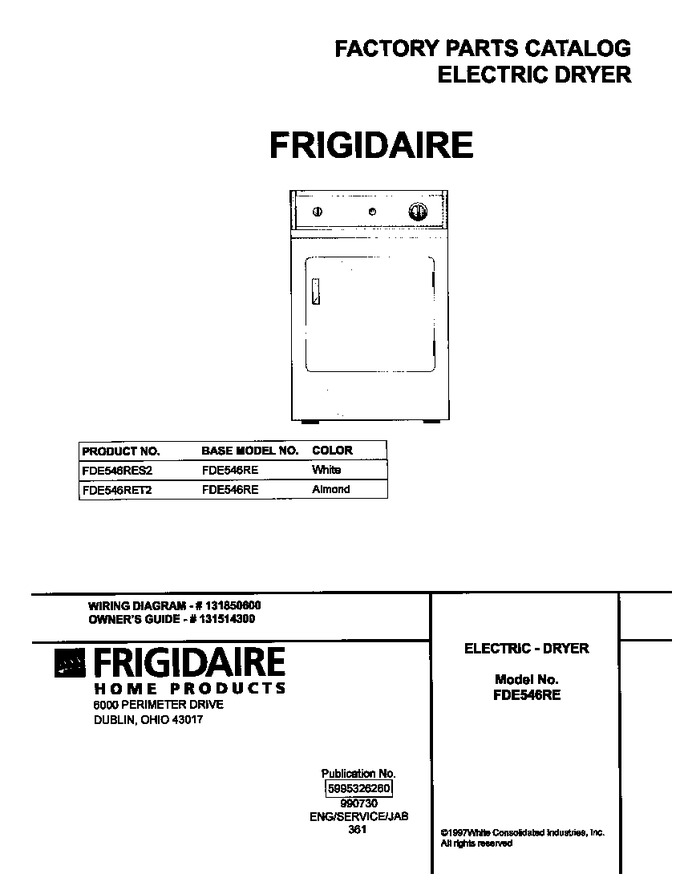 Diagram for FDE546RES2