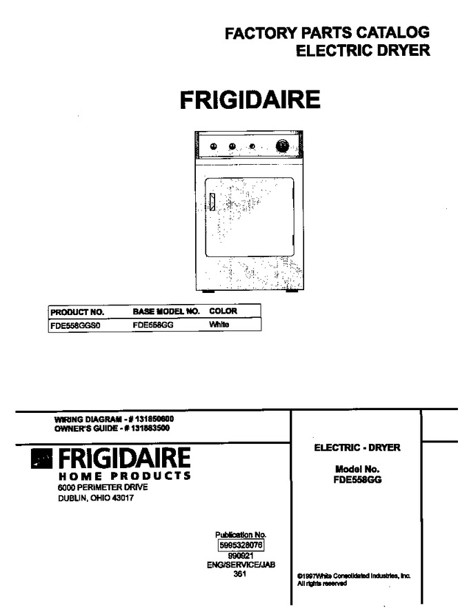 Diagram for FDE558GGS0