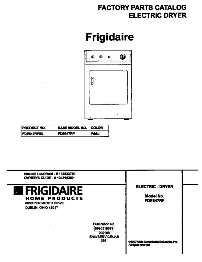 Diagram for FDE647RFS0