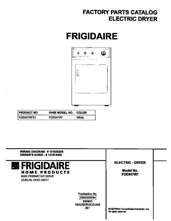 Diagram for FDE647RFS1