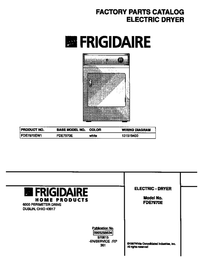 Diagram for FDE7970EW1
