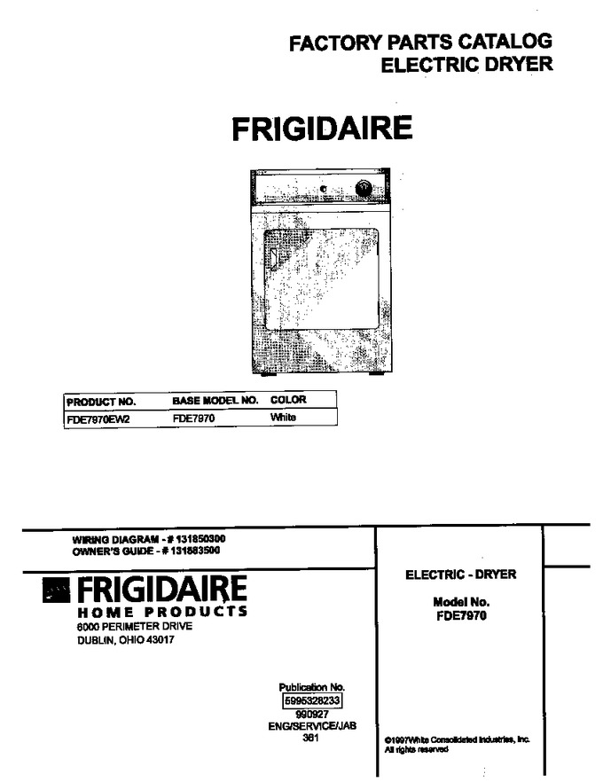 Diagram for FDE7970EW2