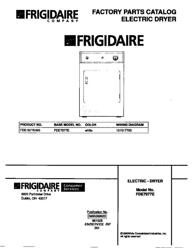 Diagram for FDE7977EW0