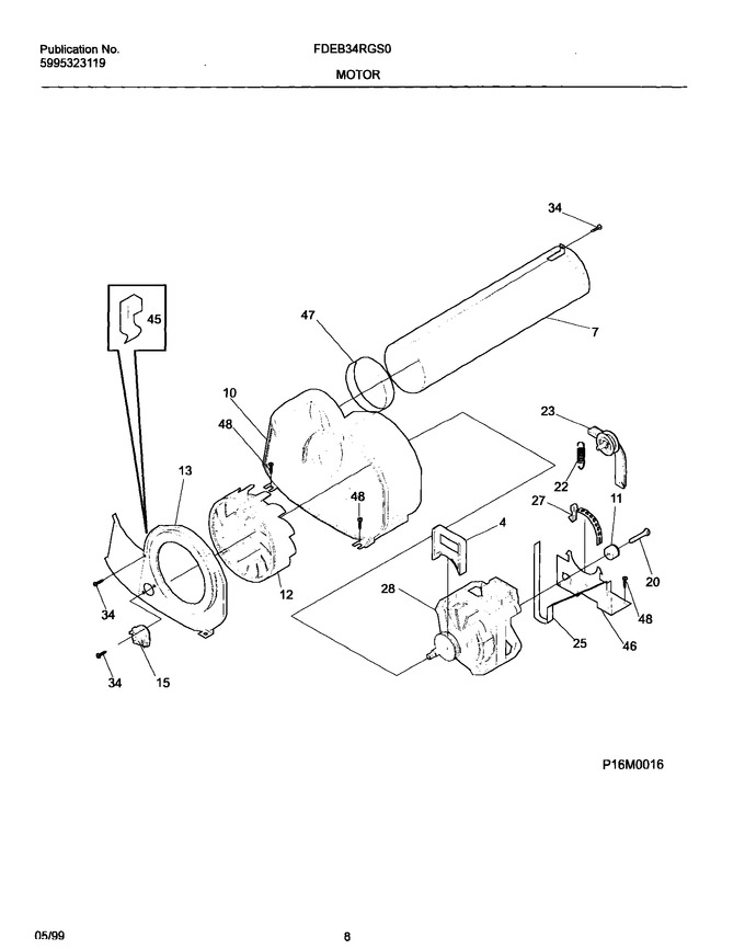 Diagram for FDEB34RGS0