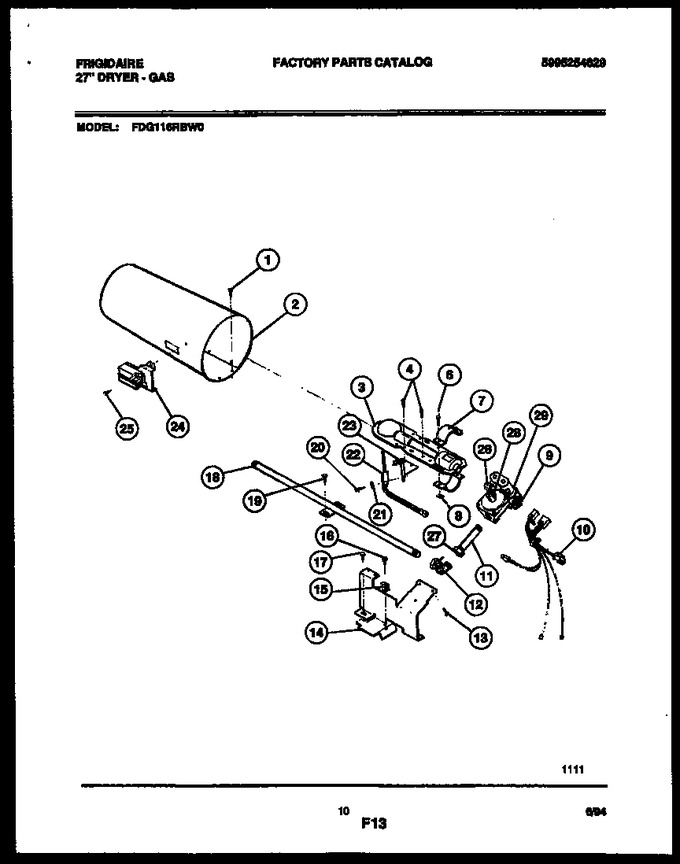 Diagram for FDG116RBW0