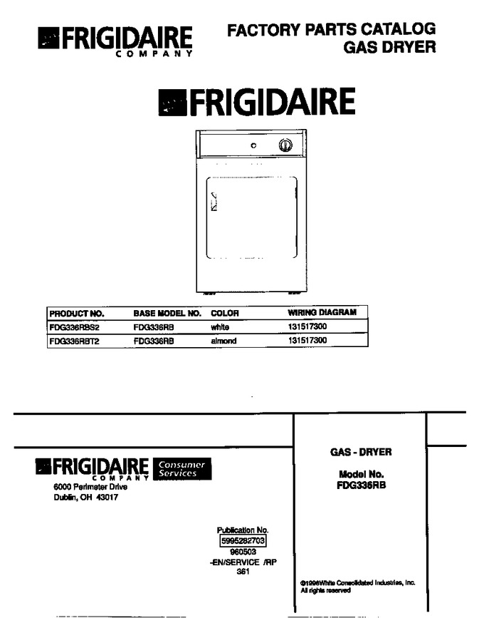 Diagram for FDG336RBT2