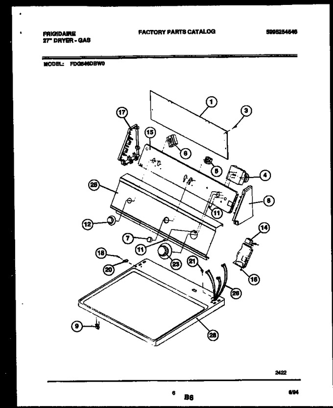Diagram for FDG546DBD0