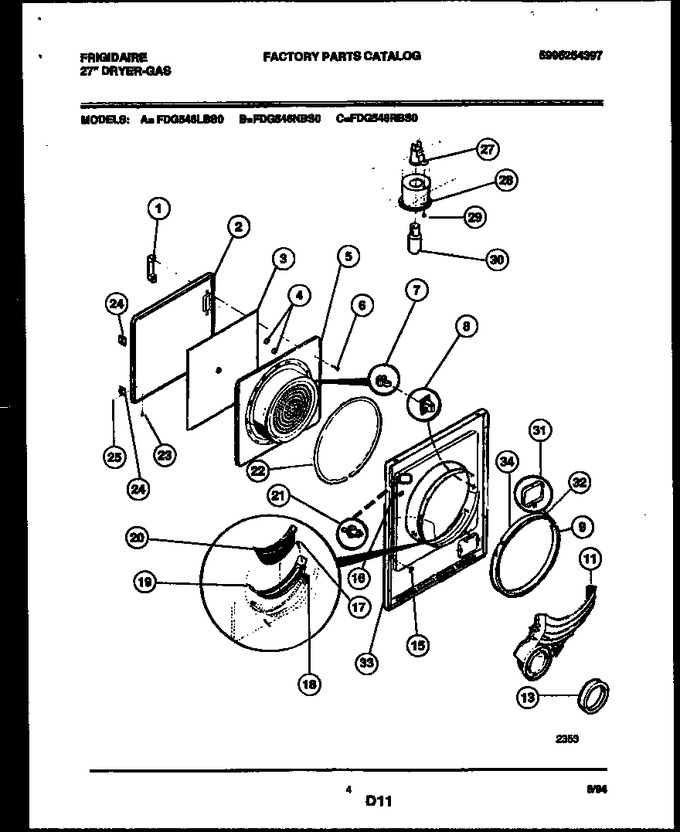 Diagram for FDG546RBS0